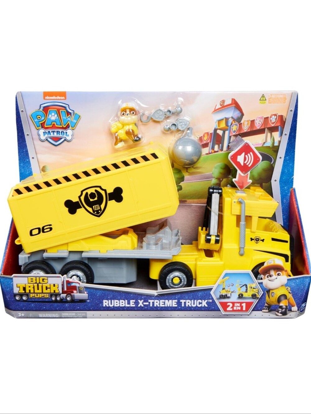 Paw Patrol Rubble X-treme Truck - Big Truck Pups